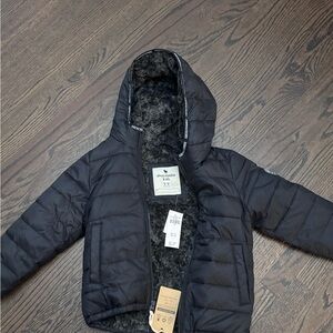 Abercrombie Kids Black Puffer Jacket